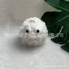 Pelota de imitación de pelo de oso de peluche de venta cruzada, cortinas y accesorios para ropa, decoraciones para zapatos y sombreros, adornos colgantes, materiales hechos a mano, pompones de lana de cordero