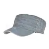 Boné Casual do Exército para Verão Lavado Chapéu Masculino Coreano Tendência Chapéu de Sol Boné Topo Reto Velho Primavera e Verão