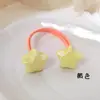 Estilo Casual Ins Japonês e Coreano Corda de Cabeça Amorosa Anéis Coloridos para Cabelo de Menina Elástico Passetail Elástico Alto para Cabeça