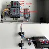 Caja Eléctrica de Secadora Barril de Material para Hornear Caja de Control Eléctrico Caja de Distribución Tubo de Calentamiento Tubería Curva Control de Temperatura de Media Cara de Secadora