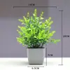 Punto Nuevo Bonsái Plantas de Decoración para el Hogar Pequeños Adornos Flores Artificiales Plantas Verdes Plantas en Maceta Flores Artificiales Fábrica Venta al Por Mayor