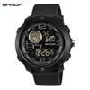 SANDA SANDA Nuevo Doble Luminoso Exterior Estudiante Juvenil Reloj Cronómetro Deportivo Calendario Semanal 762