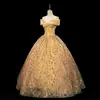 Suministro Transfronterizo de Vestidos de Novia 2026 Europeos y Americanos Nupciales Hombros Descubiertos Vestido de Bola Vestidos de Presentación Comercio Exterior Faldas Abullonadas Suministro