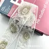 Acessórios de Renda Bordada com Miçangas de 6,5 cm de Largura Estilo Étnico Retrô Fita Código de Barras Decoração de Vestuário Acessórios DIY Versáteis