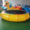Balanço Inflável Trampolim Piscina de Bolinhas Parque Aquático Espessado Área de Brincadeiras Interna Macia Brinquedos Universais para Água e Terra