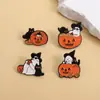 Broche Divertido de Halloween Calabaza Calavera Fantasma de Terror Lindo Insignia Metálica Conmemorativa Fábrica de Ropa Mayoreo