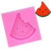 Molde de Silicona para Rodaja de Sandía Molde para Pastel Fondant Chocolate Herramientas para Hornear DIY