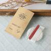 Bolsa de Papel Kraft Hotel Casa de Huéspedes Desechable Herramientas Dentales Dos en Uno Artículos de Tocador de Habitación Cepillo de Dientes Peine Jabón traje