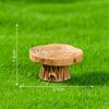 Mesa Criativa Retrô e Banco de Cadeira Pequena Fada Raposa Jardinagem Paisagismo Acessórios de Decoração DIY Mini Micro Paisagem Pequenos Ornamentos