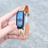 Adequado para Pulseira de Relógio Xiaomi Mi Band 11, Pulseira de Relógio Magnética de Couro com Padrão de Carpa e Dragão para Xiaomi 9/8 Nfc, Masculina e Feminina