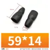 Fivela Cilíndrica de Plástico PVC Acessórios para Guia de Animal de Estimação Capa de Couro Fivela de Cabaca Estampa de Patas de Cachorro Borracha Macia Fivela Cilíndrica para Corda Atacado