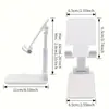 Soporte de Escritorio Plegable Ajustable para Teléfono Soporte Perezoso Portátil para Teléfonos y Tablets de Transmisión en Vivo
