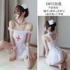 Lencería sexy uniforme de enfermera sexy seductor transparente para mujer traje de azafata para adulto de una pieza entrega