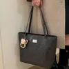 Bolsa Tote Grande de Estilo Coreano para Mujer 2025 Nueva Versátil Nicho Retro Bolso de Hombro Moderno Maletín Bolso para Viajes