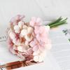 Flor Artificial de Hortênsia com Cabo Único Tecido de Seda Flor Falsa Flor Biônica Ornamentos para Sala de Estar Mesa de Jantar Arranjo de Flores Flor Decorativa Sentido Avançado