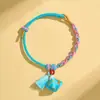 Festival del Bote del Dragón pulsera de cuerda colorida tejida a mano para niños pequeños zongzi Festival de Mayo bolsita con cabeza de tigre cuerda de mano venta al por mayor regalos