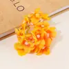 Cabeça de Hortênsia Simulada Tecido de Seda Flor Artificial Material para Guirlanda DIY Acessórios Flor Artificial Grampo de Cabelo Acessórios de Cabelo com Flor Flor de Casamento