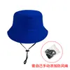 Sombrero de Pescador Liso para Adulto Hecho a Medida, Sombrero Multicolor de Algodón Puro para Protección Solar, Bordado y Letras Personalizadas Ligeras, Al Por Mayor en Stock