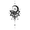 Item popular transfronteiriço: Tatuagem Adesivo Meio Braço Cintura Costas Totem Fita Fio Espinho Lótus Sol Lua Escuro Amazon