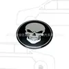 Calota de Carro Caveira do Justiceiro Adesivo Personalizado Centro de Roda Tampa Central de Roda Modificada Logo 56mm60mm