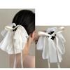 Moño Escape Princesa Pinza de Agarre Doble Cara Negro Pasador de Pelo de Alto Sentido Parte Trasera Cabeza Pinza de Tiburón Accesorios para el Cabello Sombrerería Venta al por Mayor