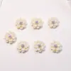 Decoraciones para Uñas con Flores Artificiales de Doble Capa Accesorios Pequeños de Resina Materiales DIY Hechos a Mano Pegamento en Crema Accesorios para Uñas Portátiles