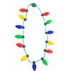 Colar Luminous Cool Lester 13 LEDs Fio de Luz Colar Vestido de Festa Colorido Lâmpada Grande Colar de Natal