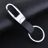 Chaveiro de Metal e Couro Criativo para Carro, Pingente de Chaveiro Criativo para Presente Masculino, Chaveiro Atacado