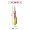 Cortador de linha de plástico com cabo de silicone do fabricante, pegador de linha para ponto cruz multicolorido, cortador de linha de segurança DIY feito à mão com tampa