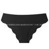 Ropa interior sin costuras de talla grande para mujer Seda de hielo Borde de loto en la nube de una pieza Ropa interior para niña Calzoncillos transpirables de secado rápido
