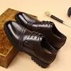 Zapatos de cordones de cuero para hombre de talla grande transfronterizos, zapatos de vestir casual para hombre, zapatos de cuero británicos para hombre, zapatos de cuero para hombre de Amazon