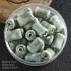 Estilo Retrô Pequena Coluna Curta Contas Cerâmicas Contas Soltas Pulseira Colar Material DIY Contas Cilindricas Acessórios para Roupas Contas Cerâmicas