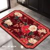 Nueva Alfombrilla de Barro de Diatomeas Estilo Chino Vintage para Baño Absorbente Antideslizante para Hogar Cocina Lavabo Resistente a la Suciedad Drenante