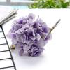Flores de Hortensia Pequeñas de Tallo Corto para Fotografía de Bodas, Decoración del Hogar, Escenarios de Centros Comerciales, Manualidades DIY, Flores Artificiales