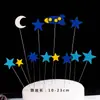 Set de Tarjeta y Bandera de Cerdo de Alambre para Pastel Decoración de Mesa de Postre para Fiesta de Cumpleaños Infantil Globo de Flor de Nube