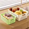 Cesta de Armazenamento Item Cesta de Armazenamento Dormitório Desktop Caixa de Armazenamento para Miudezas Retangular Lanches Brinquedos Cesta de Armazenamento para Jardim de Infância