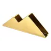 Suporte Triangular de Papel Toalha em Aço Inoxidável, Suporte de Guardanapo de Metal, Suporte de Papel Toalha, Suporte de Guardanapo Estilo Ocidental em Aço Inoxidável, Clipe para Papel Toalha