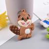 Chaveiro de Borracha Macia Personalizado Anime Tendência Desenho Animado 3D Em relevo Mochila Pequeno Presente Chaveiro de PVC Personalização DIY