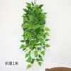 Jiboia Sala de Estar Pendurado na Parede Planta Verde Planta Montada na Parede Decoração de Planta Pendurada Flor Artificial Pendurada Trepadeira Trepadeira Interna Planta-Aranha Cesta Suspensa Tecido