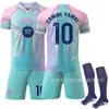 2526 Edição Especial Barcelona Camisa Verde Número 19 Yamal 9 Lewandowski 10 Messi Edição Especial Nova Camisa de Futebol do Barcelona