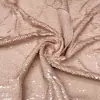 Tecido de malha com lantejoulas, cor sólida, denso, de largura total, várias cores disponíveis, vestidos de palco, roupas de noite, tecido com bordado de contas