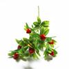 Simulación de fruta de limón rama larga flor artificial adornos de decoración para el hogar maceta artesanías transfronterizas para comercio exterior