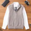 Chaleco Cárdigan de Cachemira Invierno 2026 Jacquard Engrosado Cremallera Camisa Cachemira Completa Sin Mangas Chaleco Cálido Ropa de Abrigo Suéter