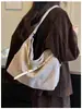 2026 Bolso Tote Nuevo Vintage de Gamuza para Mujer, Bolso Cruzado Versátil Estilo Coreano, Bolso de Viaje Moderno y Sencillo