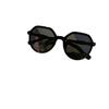 2026Ins Gafas de Sol Estilo Callejero Retro para Mujer con Montura Pequeña Color Té con Leche para Caras Grandes, Efecto Adelgazante, Modernas Protección Solar UV400