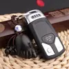 Llavero de Sándalo Negro, Pincel de Caligrafía, Ábaco, Pagoda, Calabaza, Elefante, Amuleto de Seguridad, Llavero de Coche de Sándalo Morado al por Mayor