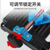 Suporte multifuncional para esmerilhadeira angular do fabricante, esmerilhadeira angular de furadeira elétrica convertida em máquina de corte, fixada com capa protetora e base para corte auxiliar