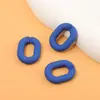 18*24mm acrílico acabamento fosco fecho de corrente aberta em U acessório para pingente de joia DIY chaveiro