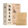 Parche de moxibustión con compresa caliente, parche de moxa autocalentable para puntos de acupuntura, parche de moxibustión tibio a base de hierbas, venta al por mayor de parches de moxa