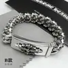 Nuevo y elegante pulsera de cruz para hombres a la moda, colección de pulseras vintage hechas a mano de alta gama europeas y americanas, directo del fabricante